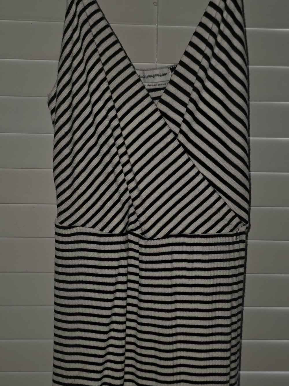 Urban Outfitters Black & White Striped Skort Style Dress Size Small